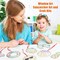24 Sets Summer Arts Crafts Suncatcher Kits for Kids Summer Diamond Craft Ornament Kits with Color Guides Gemstone Sun Catcher Stickers DIY Diamond Art Craft Kits